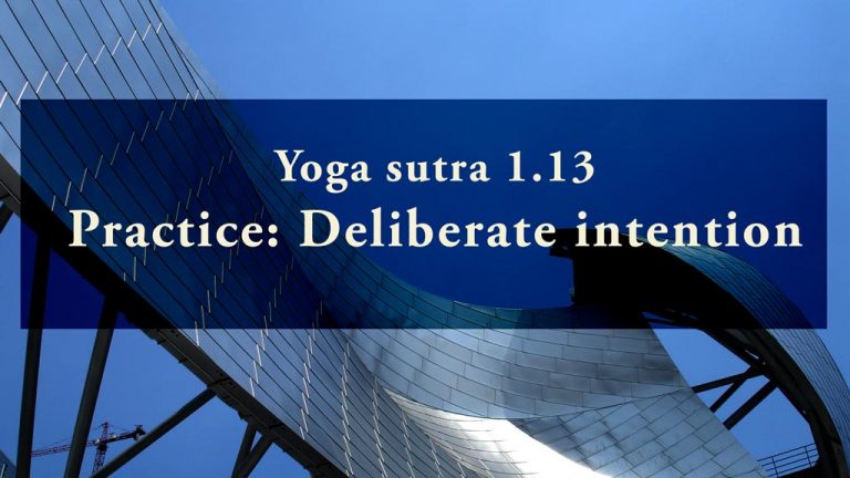 1.13: Practice: Deliberate intention – simple yoga